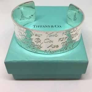 Tiffany Co Authentic Rare Notes Cuff 